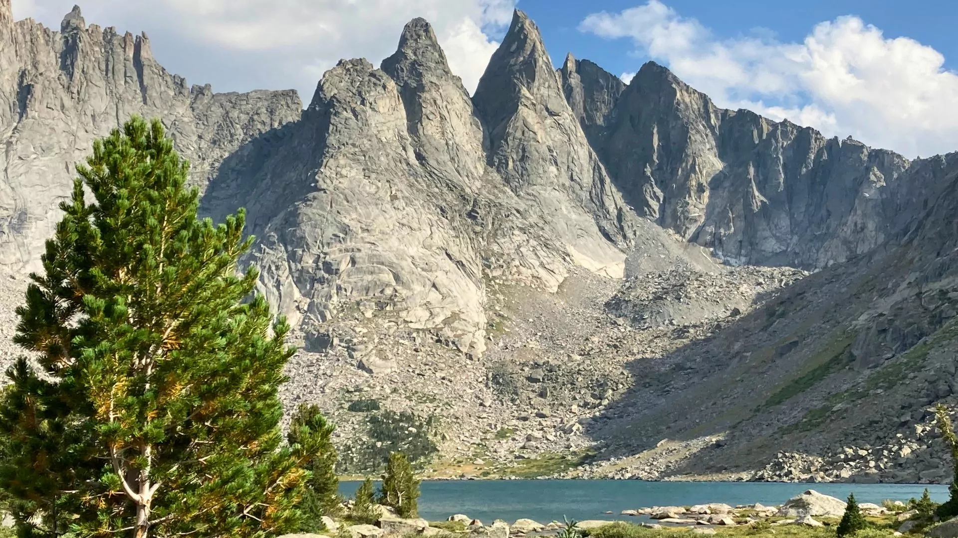 The cirque of the towers formation in the wind river mountain range