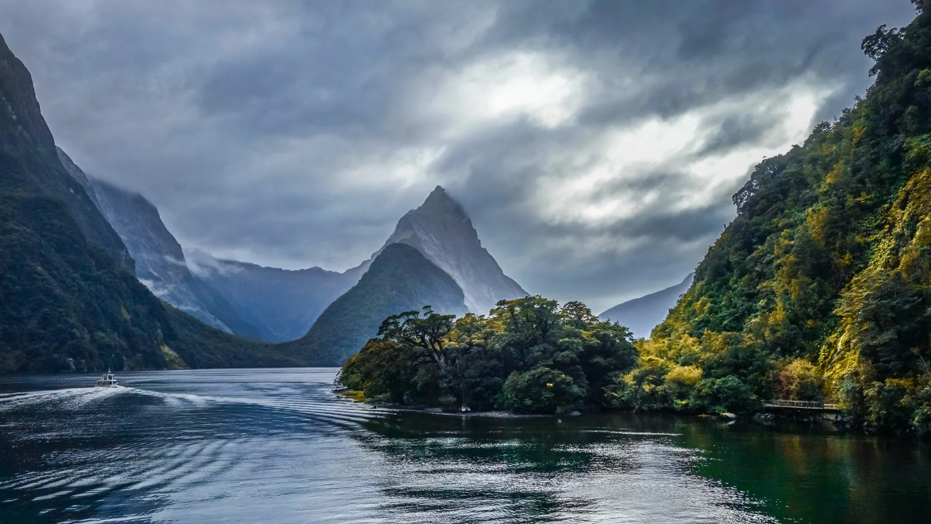 Millford sound in New Zealand