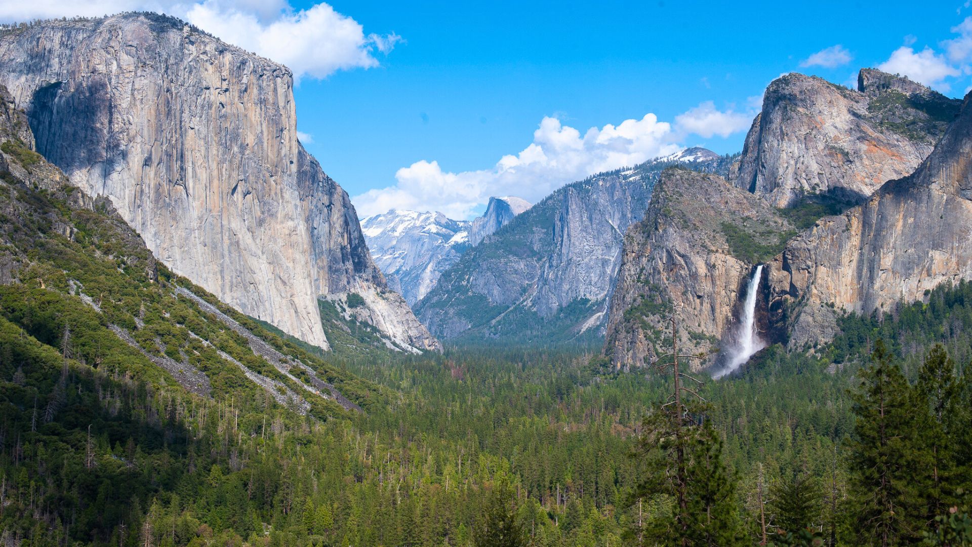 Classic Yosemite valley view